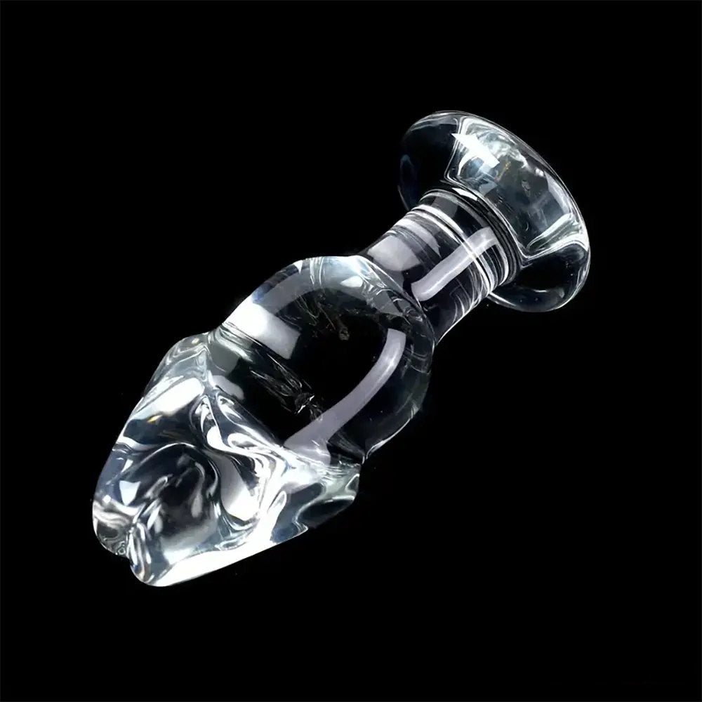 Clear crystal glass dildo, photo 5