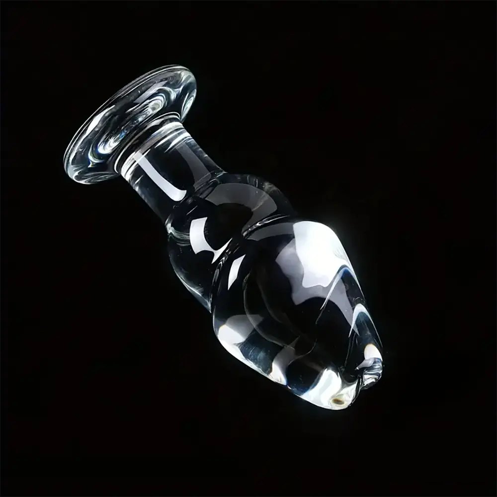 Clear crystal glass dildo, photo 7