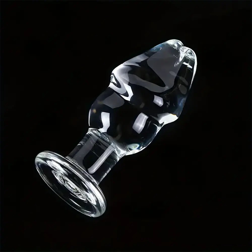Clear crystal glass dildo, photo 8