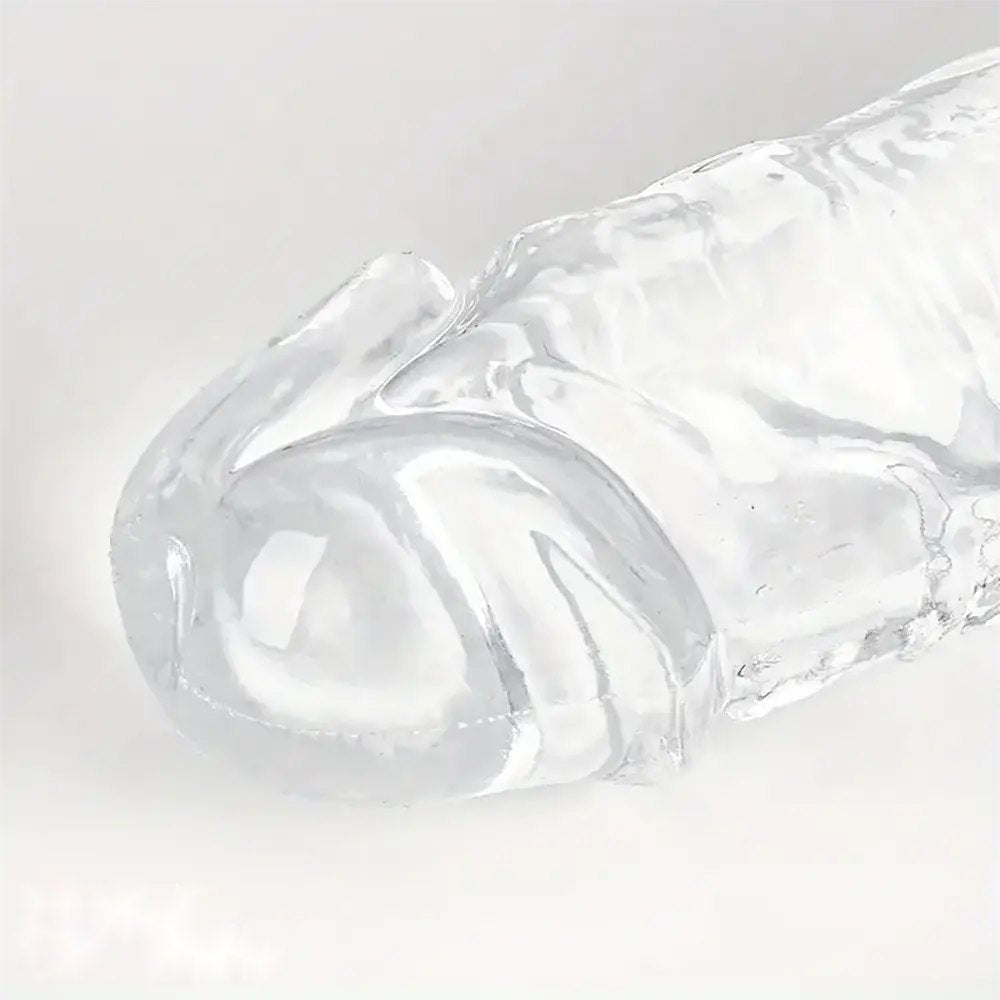 Clear double-ended dildo, photo 7