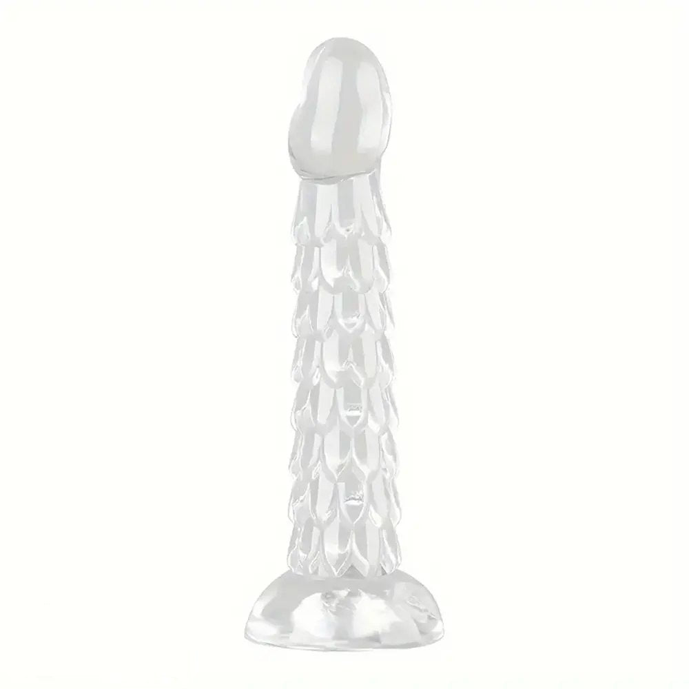 Clear dragon scale dildo, photo 7