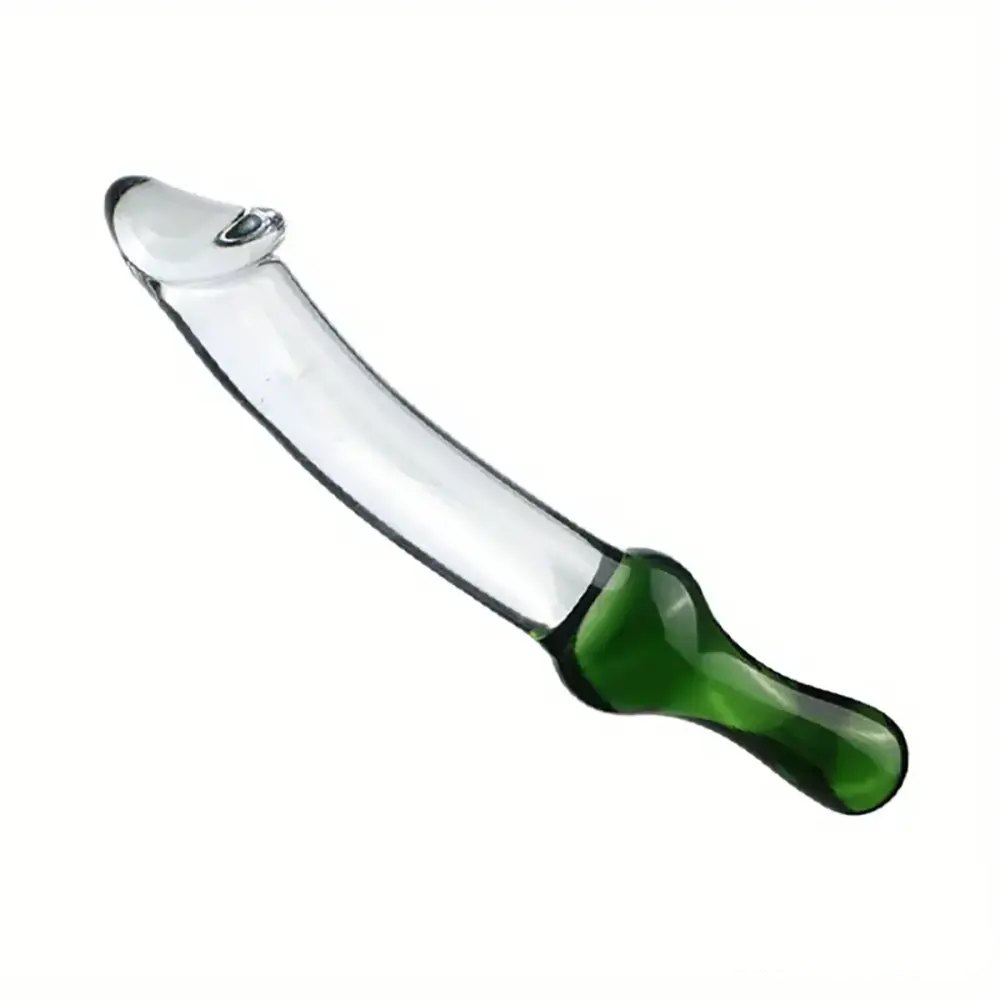 Clear glass double-ended dildo, photo 3