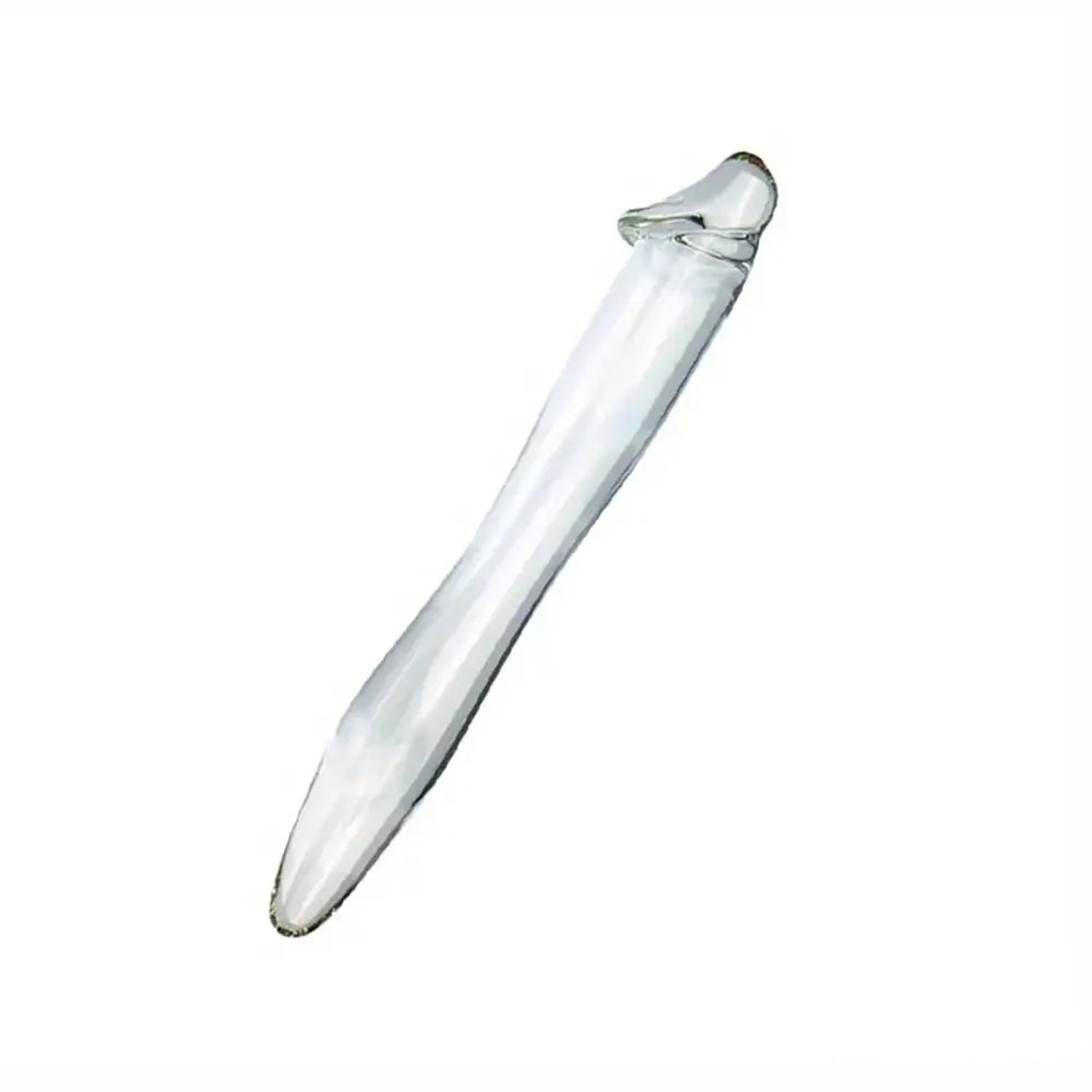 Clear glass double-ended dildo, photo 4