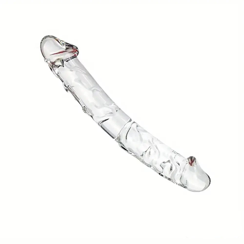 Clear glass double-ended dildo, photo 6