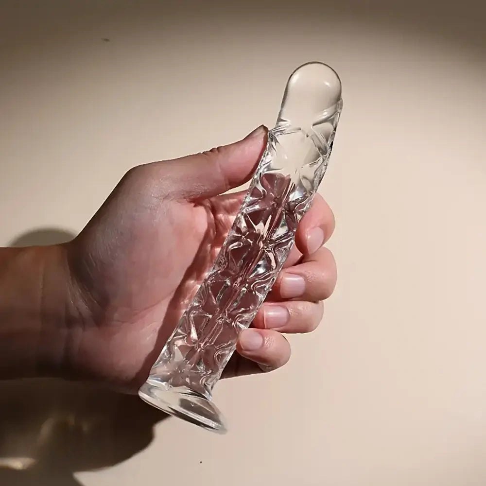 Clear glass prostate dildo, photo 2