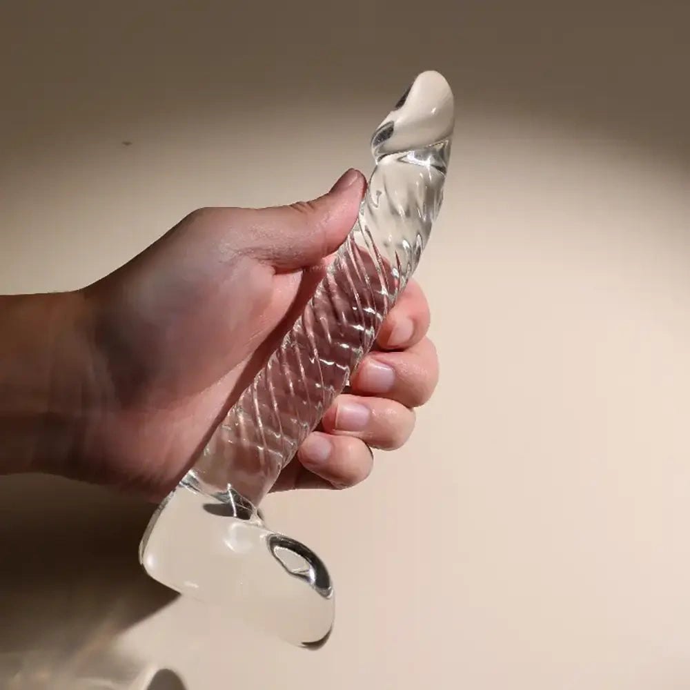 Clear glass prostate dildo, photo 6