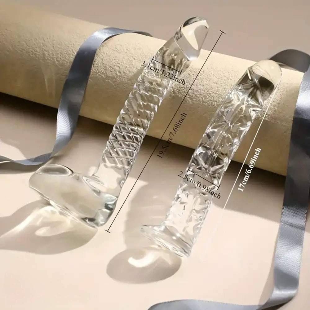 Clear glass prostate dildo, photo 9