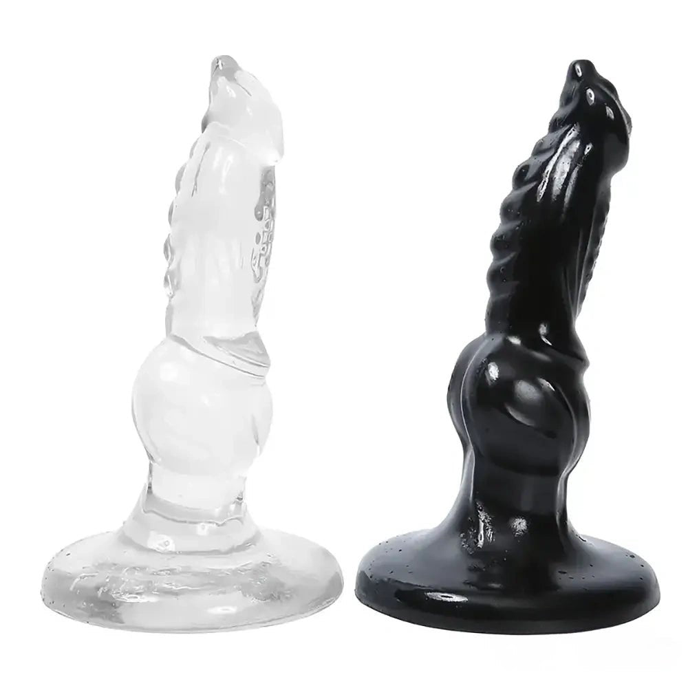 Textured animal knot pvc dildo, photo 1