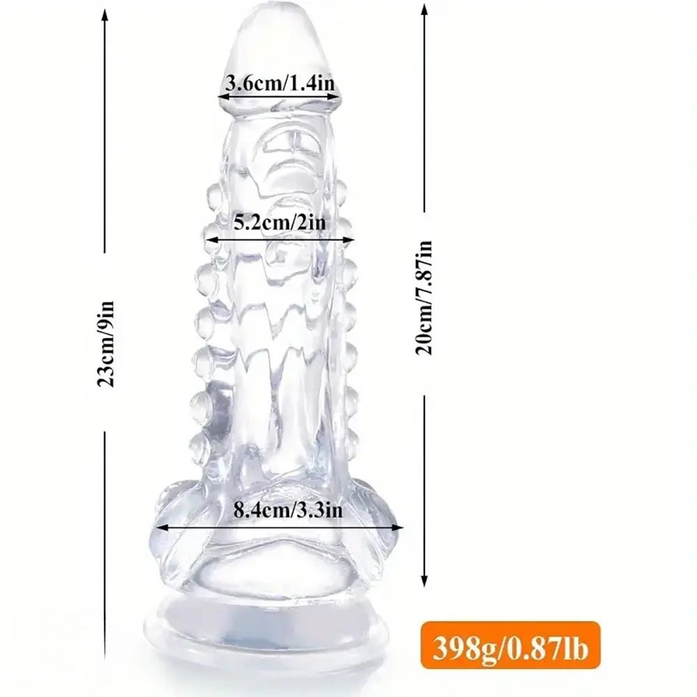 Clear monster fantasy dildo, photo 3