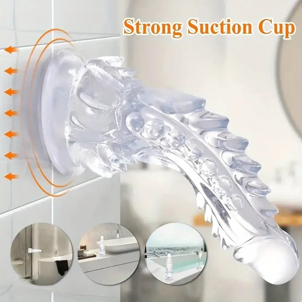 Clear monster fantasy dildo, photo 5