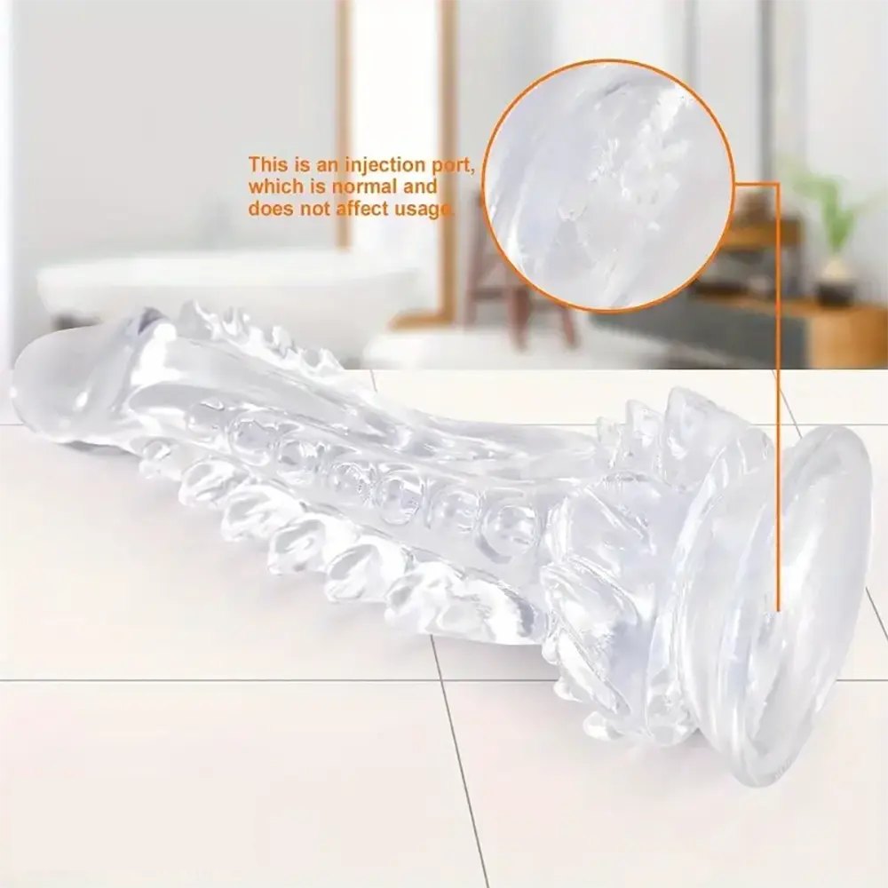 Clear monster fantasy dildo, photo 6