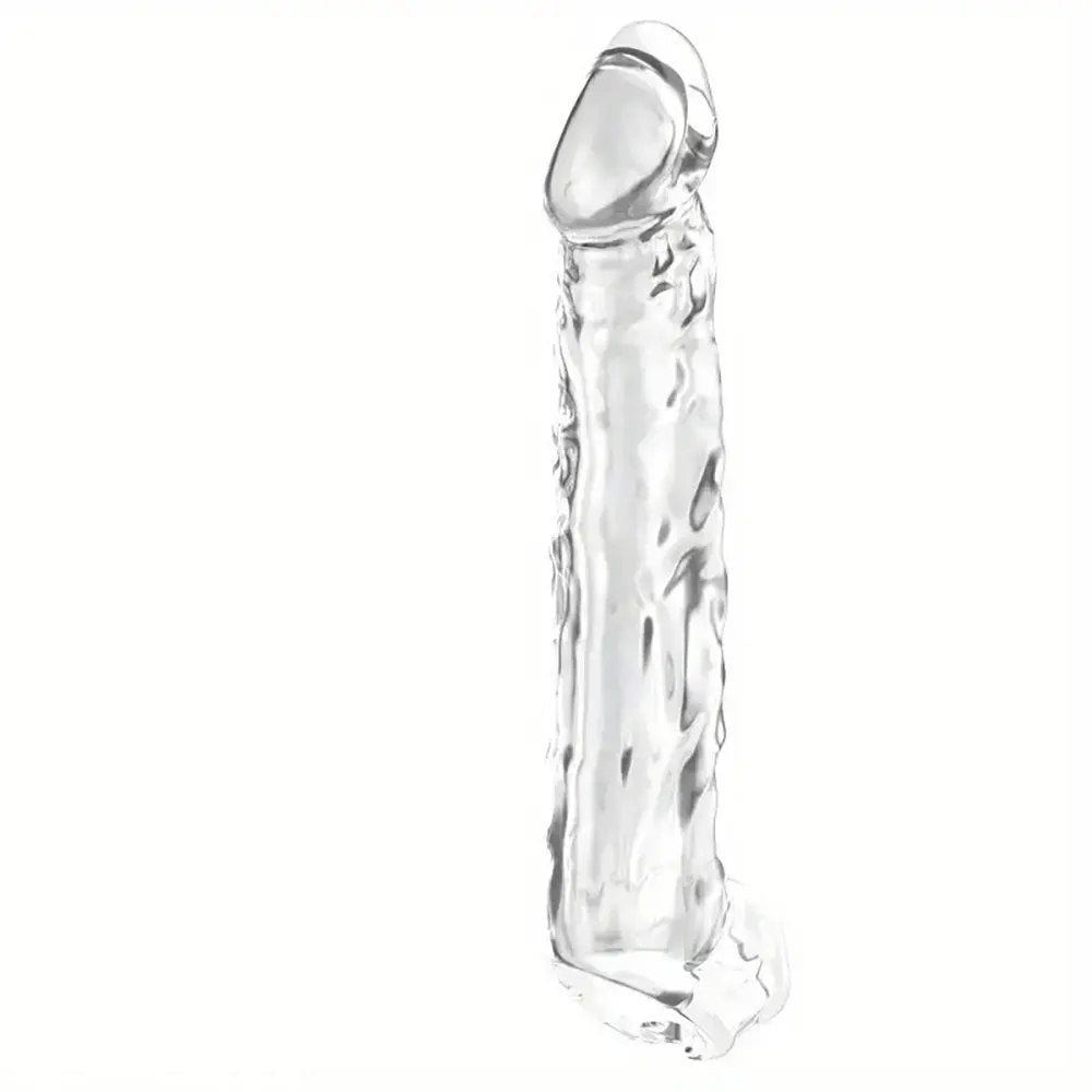 Clear penis extender sleeve, photo 1