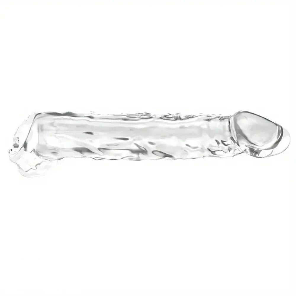 Clear penis extender sleeve, photo 2