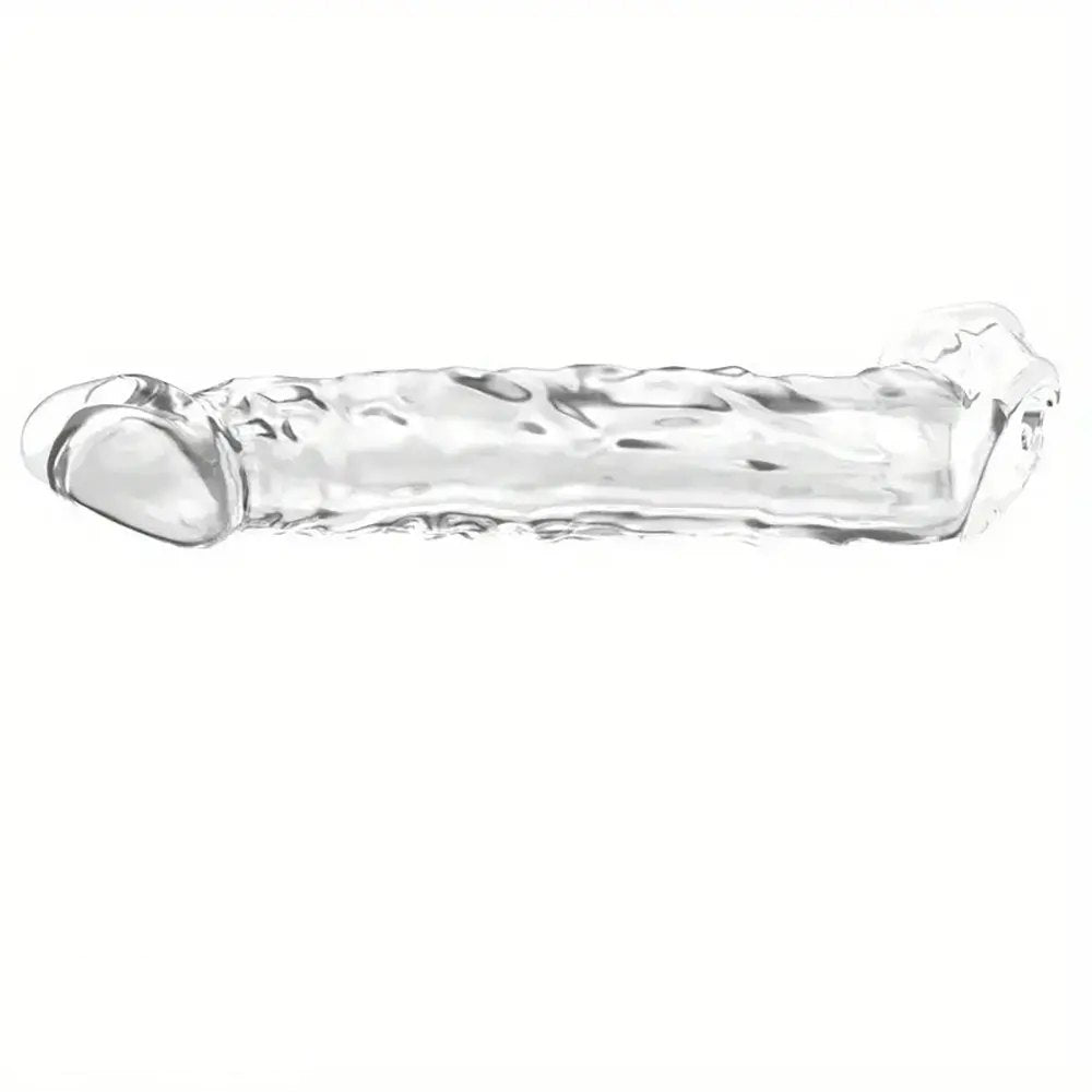 Clear penis extender sleeve, photo 3