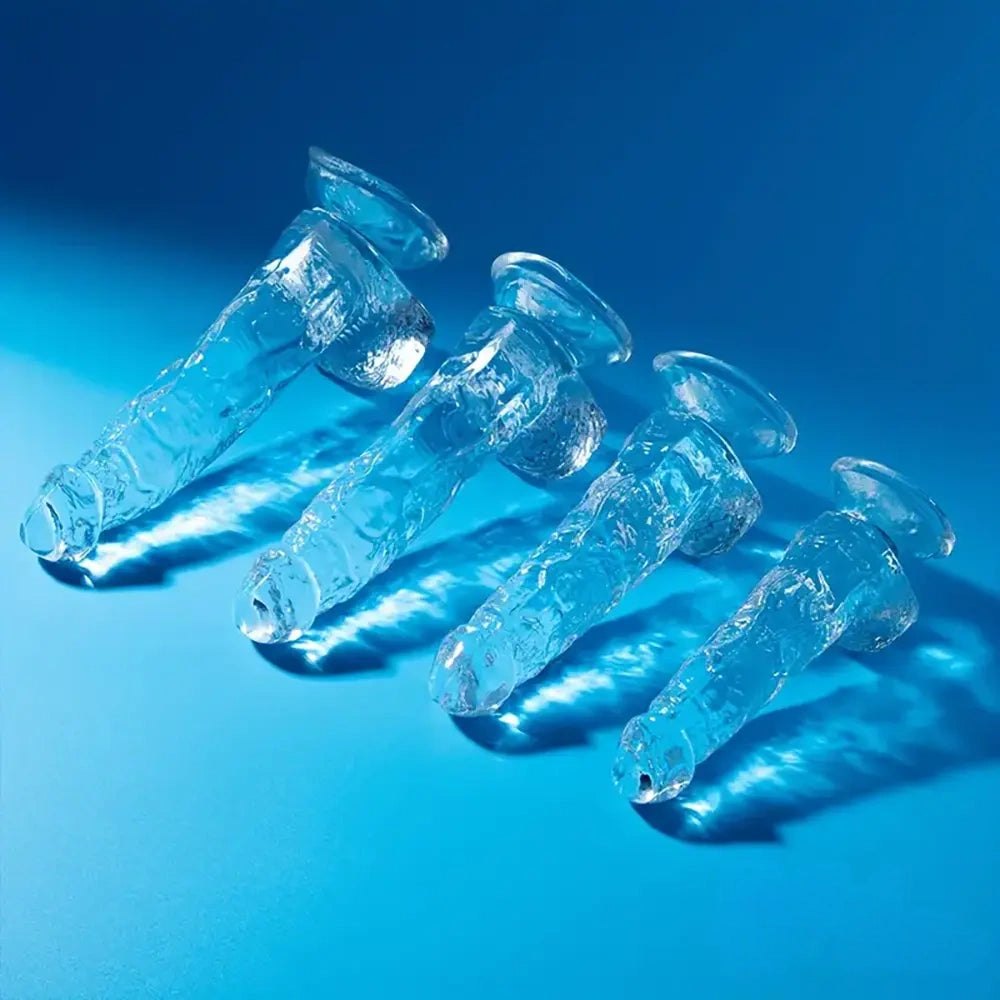 Clear realistic PVC dildo, photo 3