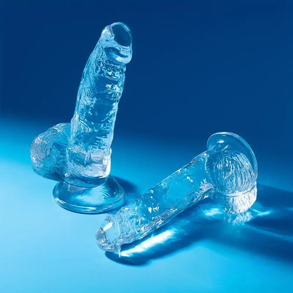 Clear realistic PVC dildo, photo 4