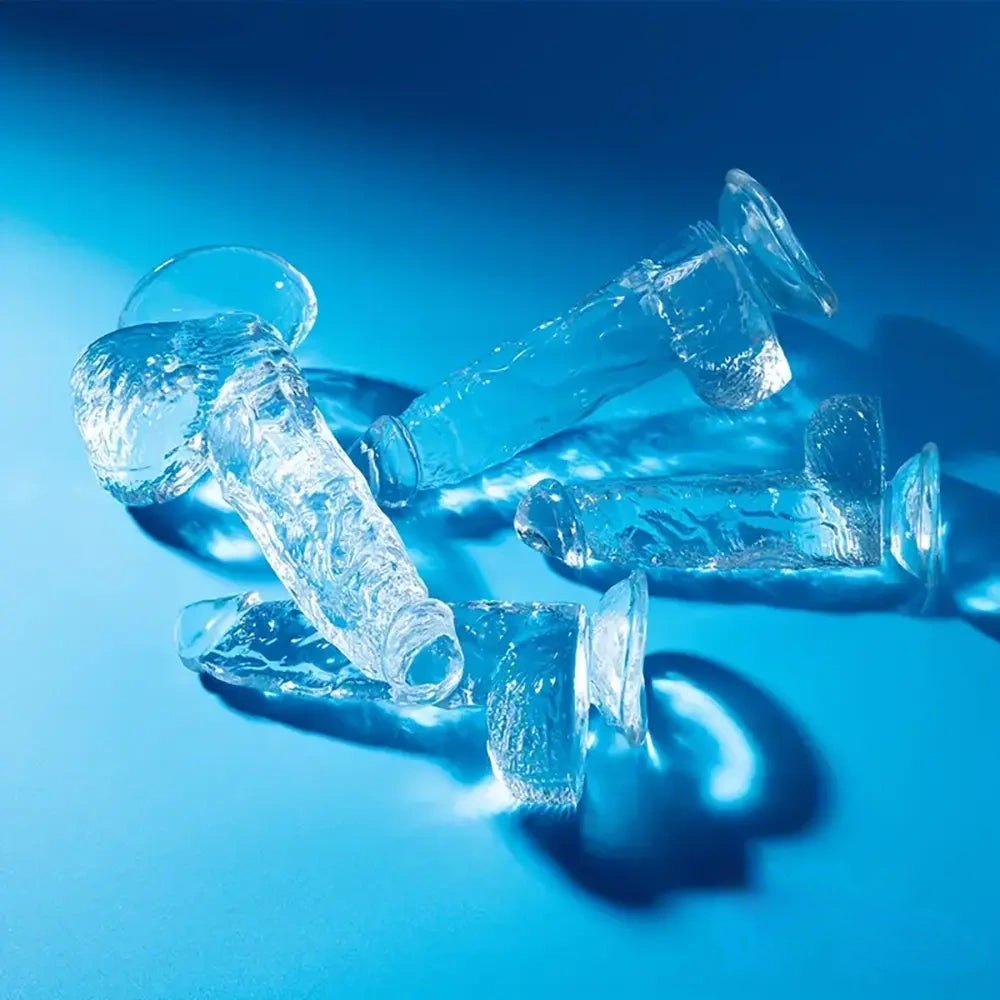 Clear realistic PVC dildo, photo 5