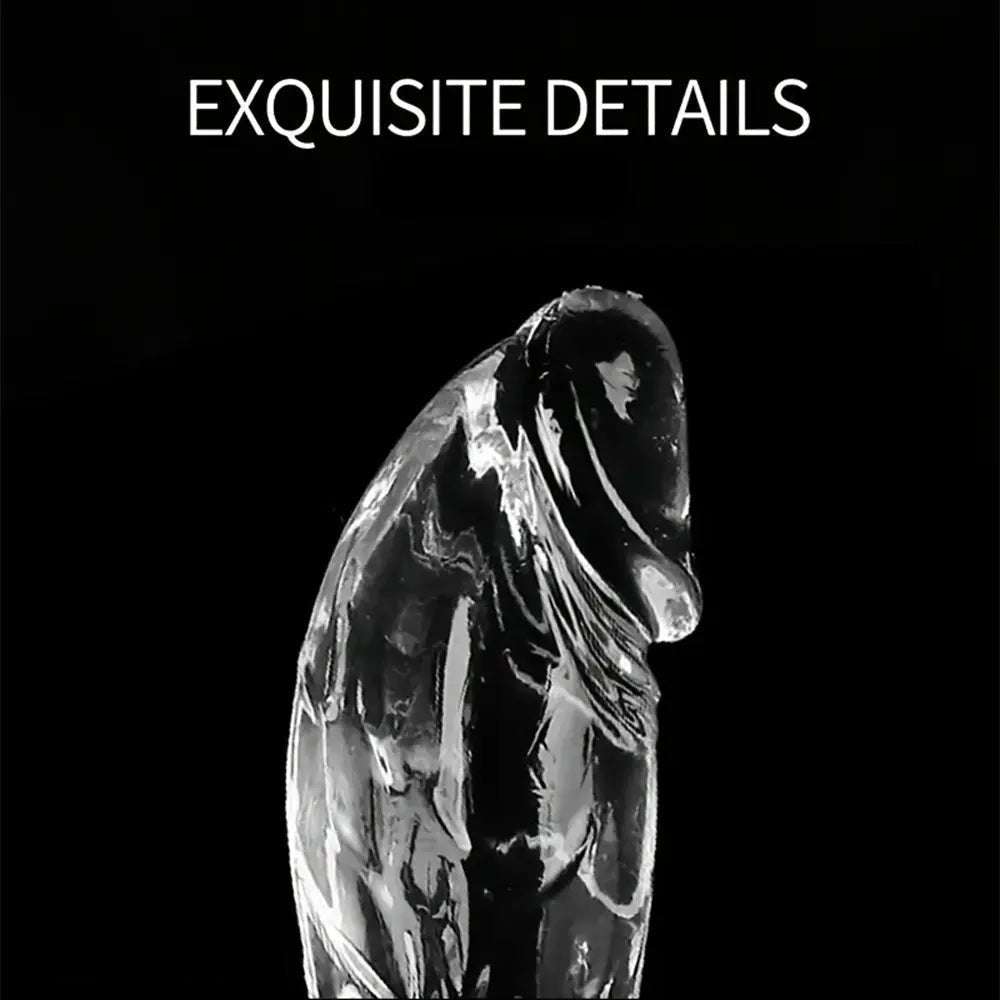 Clear realistic pvc dildo, photo 12
