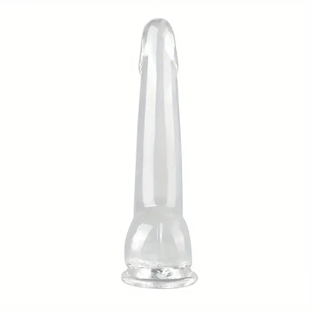 Clear realistic suction cup dildo, photo 5