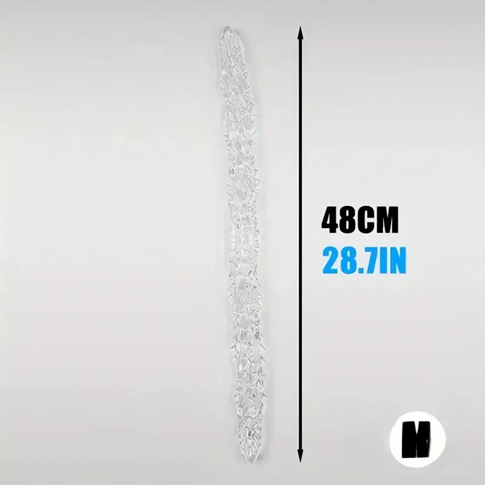 Clear spiked fantasy dildo, photo 11