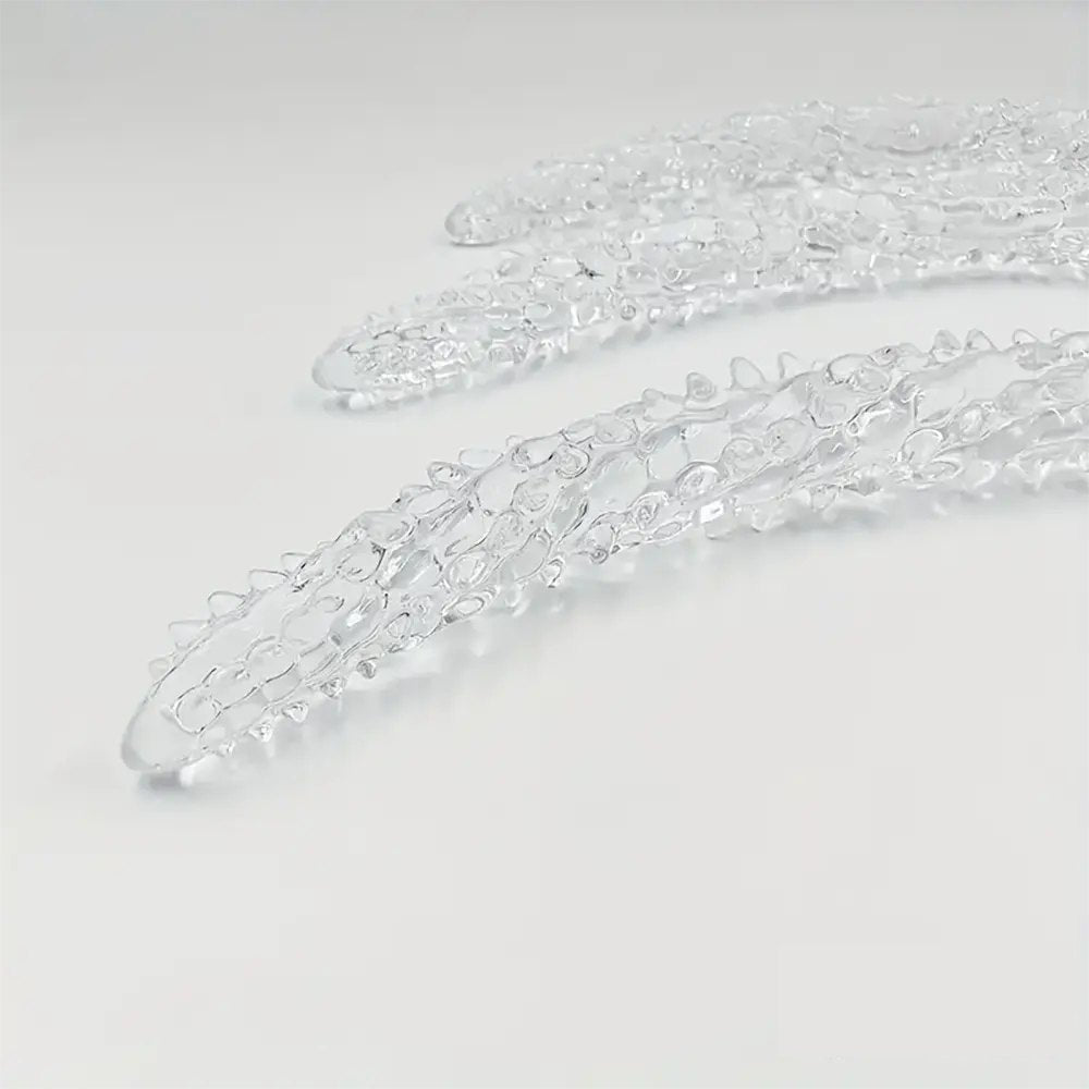 Clear spiked fantasy dildo, photo 9