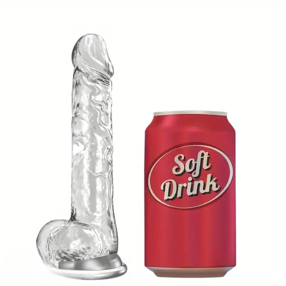 Clear see-through realistic dildo, photo 5