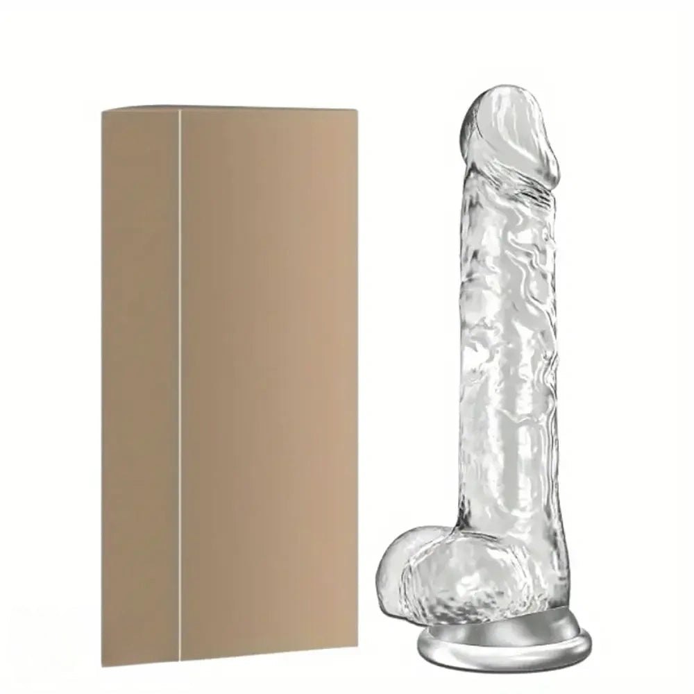 Clear see-through realistic dildo, photo 6
