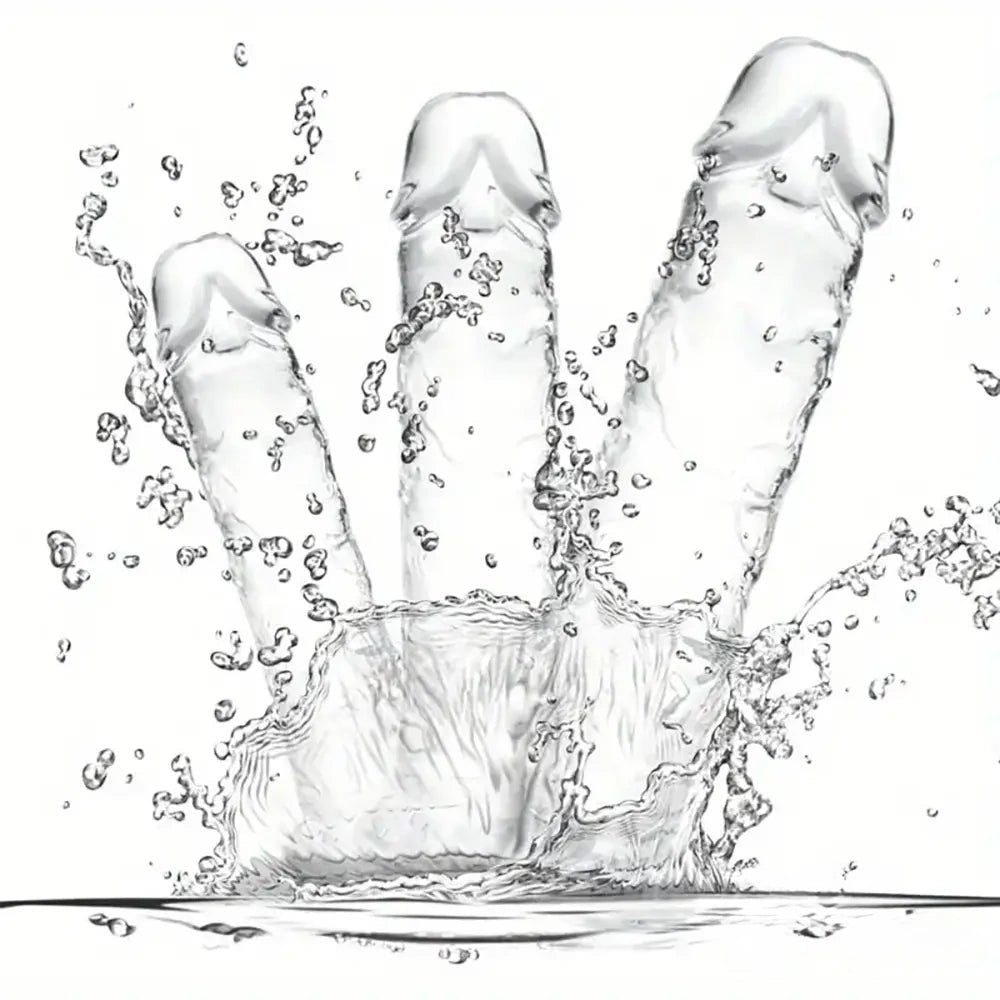 Clear tpe realistic dildo, photo 10