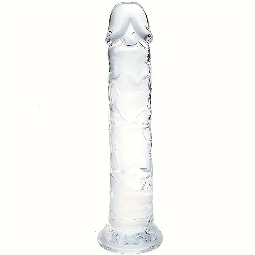 Clear tpe realistic dildo, photo 3