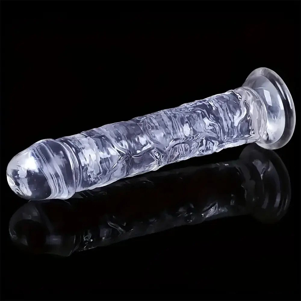 Clear tpe realistic dildo, photo 9