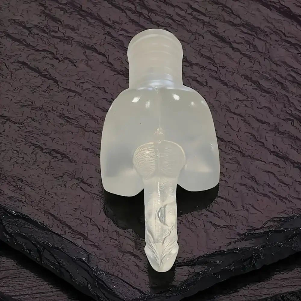 Clear tpe pocket pussy stroker, photo 1