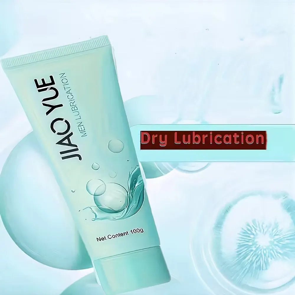 Clear water based lube bottle, photo 1