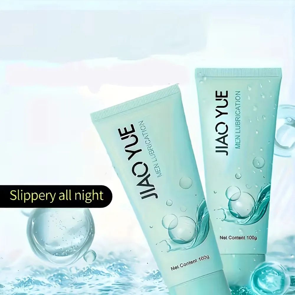 Clear water based lube bottle, photo 2