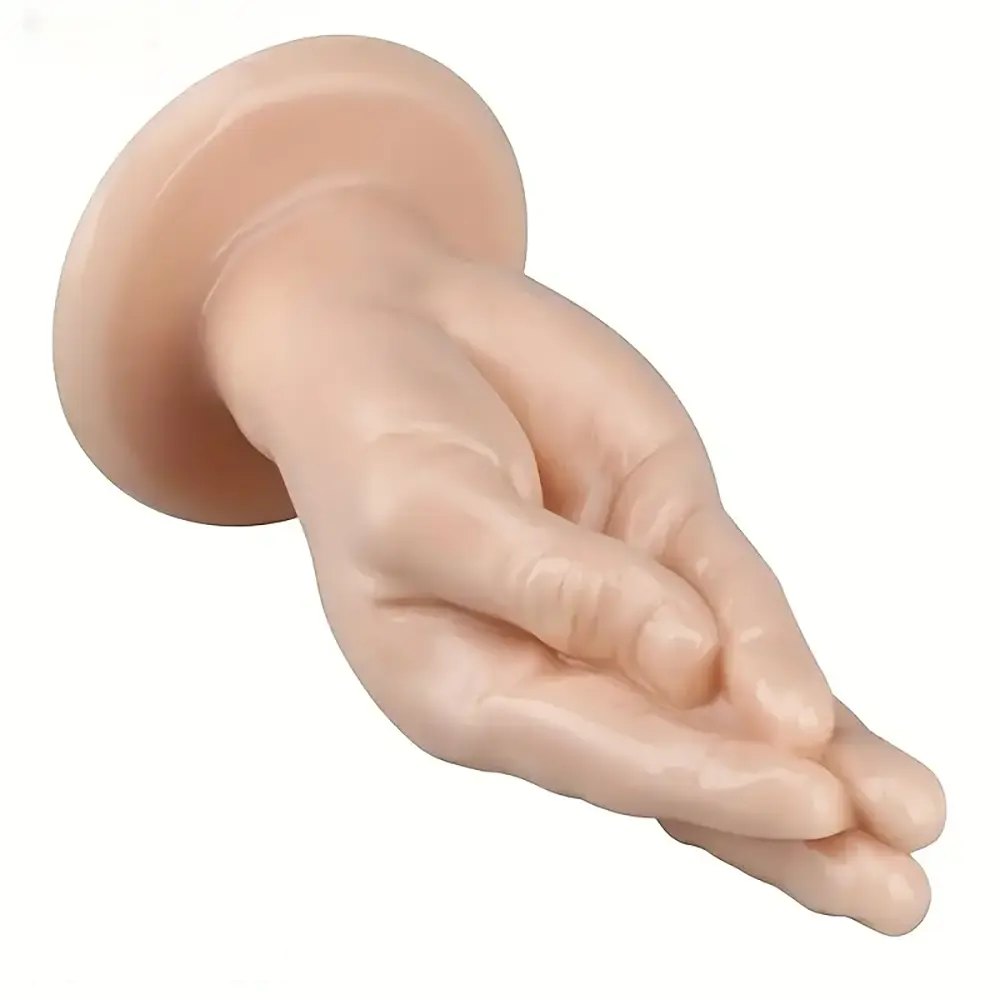Flesh-tone clenched fist hand dildo, photo 2