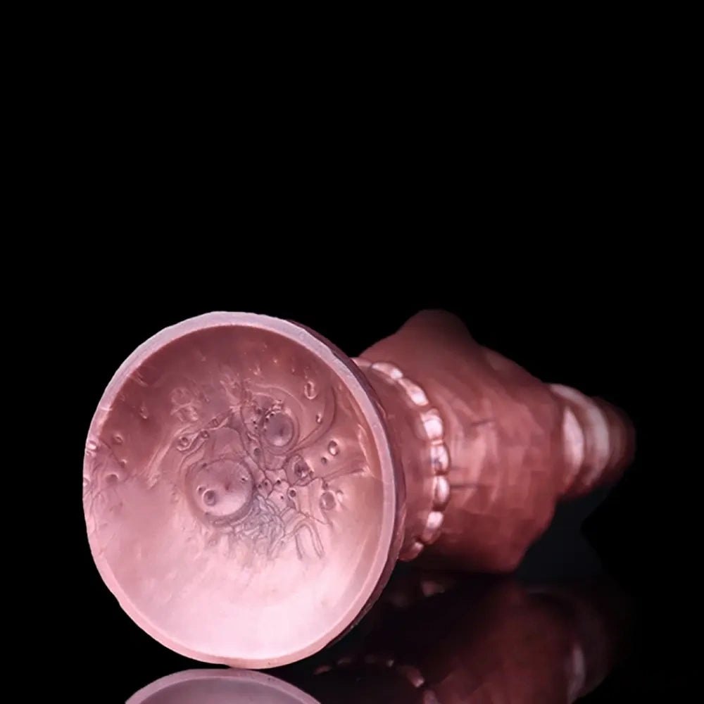 Pink clenched fist silicone dildo, photo 8
