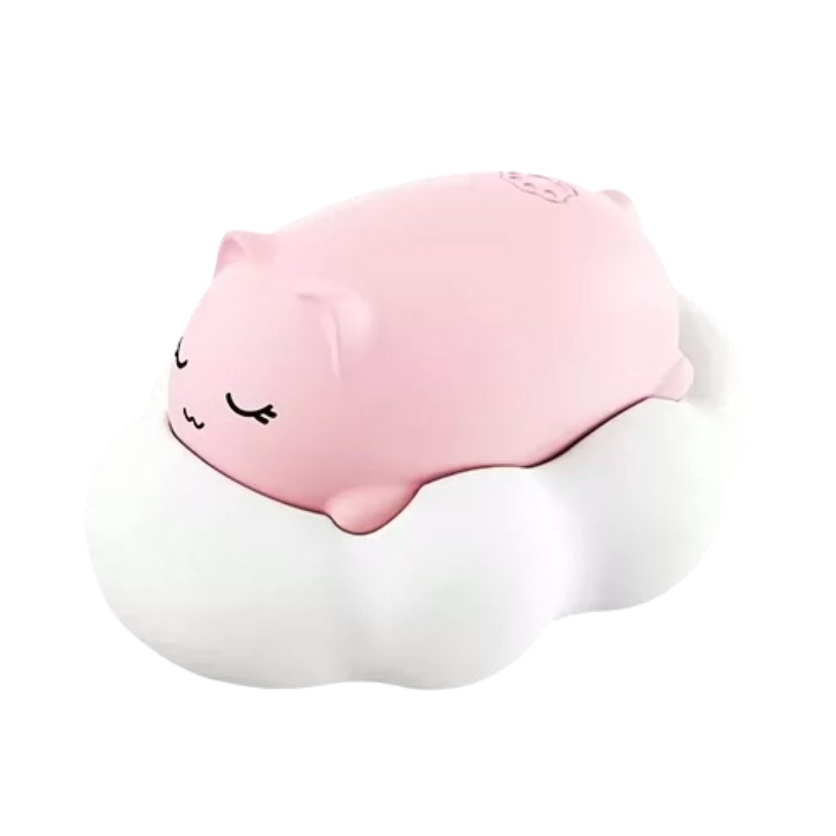 Pink cloud kitty shaped clitoral suction vibrator, photo 1