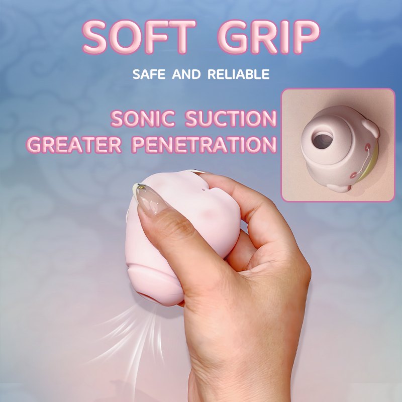 Cloud-shaped clitoral suction stimulator, photo 2