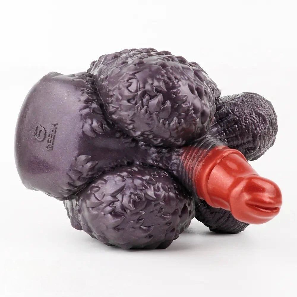 Mixed tone silicone cluster fantasy dildo, photo 10