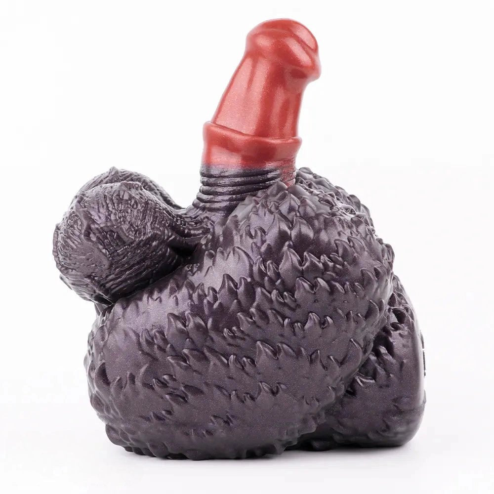 Mixed tone silicone cluster fantasy dildo, photo 5
