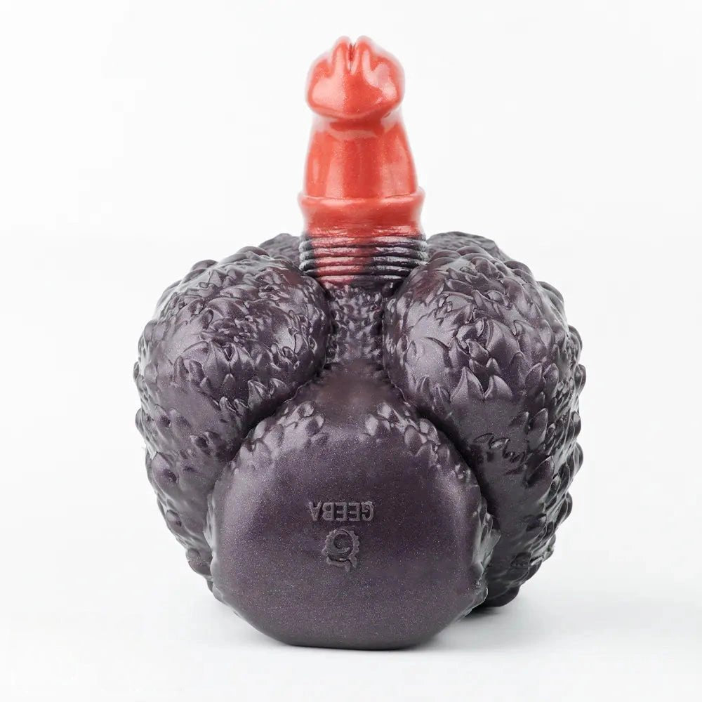 Mixed tone silicone cluster fantasy dildo, photo 7