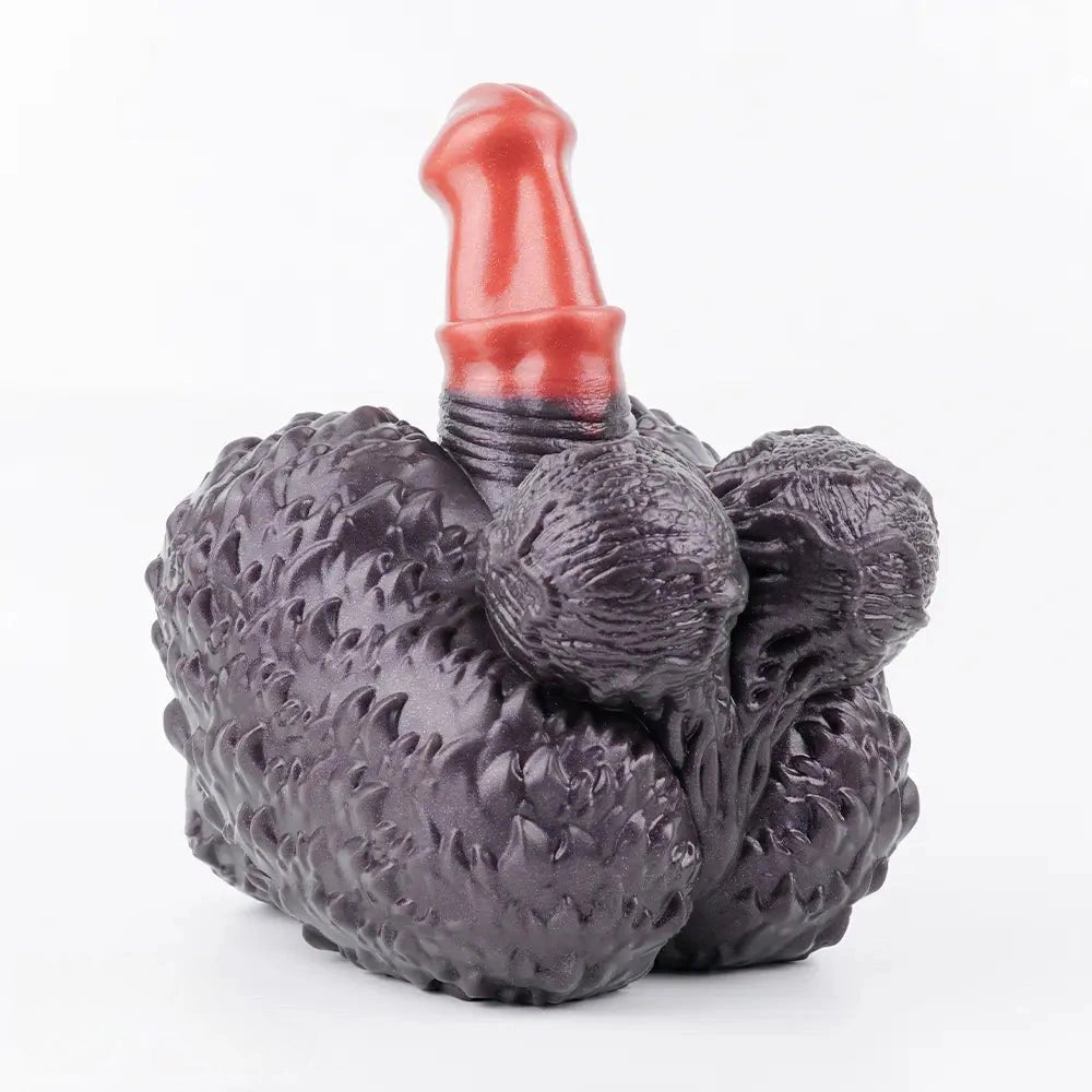 Mixed tone silicone cluster fantasy dildo, photo 8