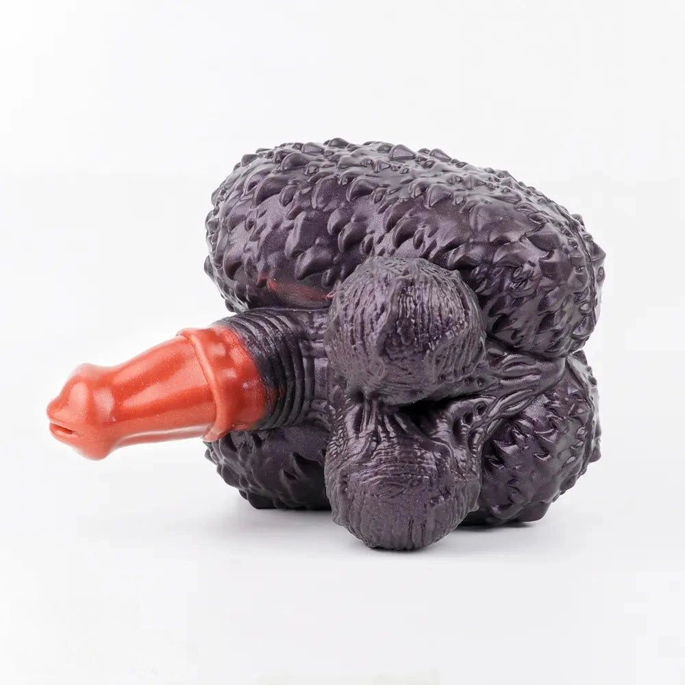 Mixed tone silicone cluster fantasy dildo, photo 9
