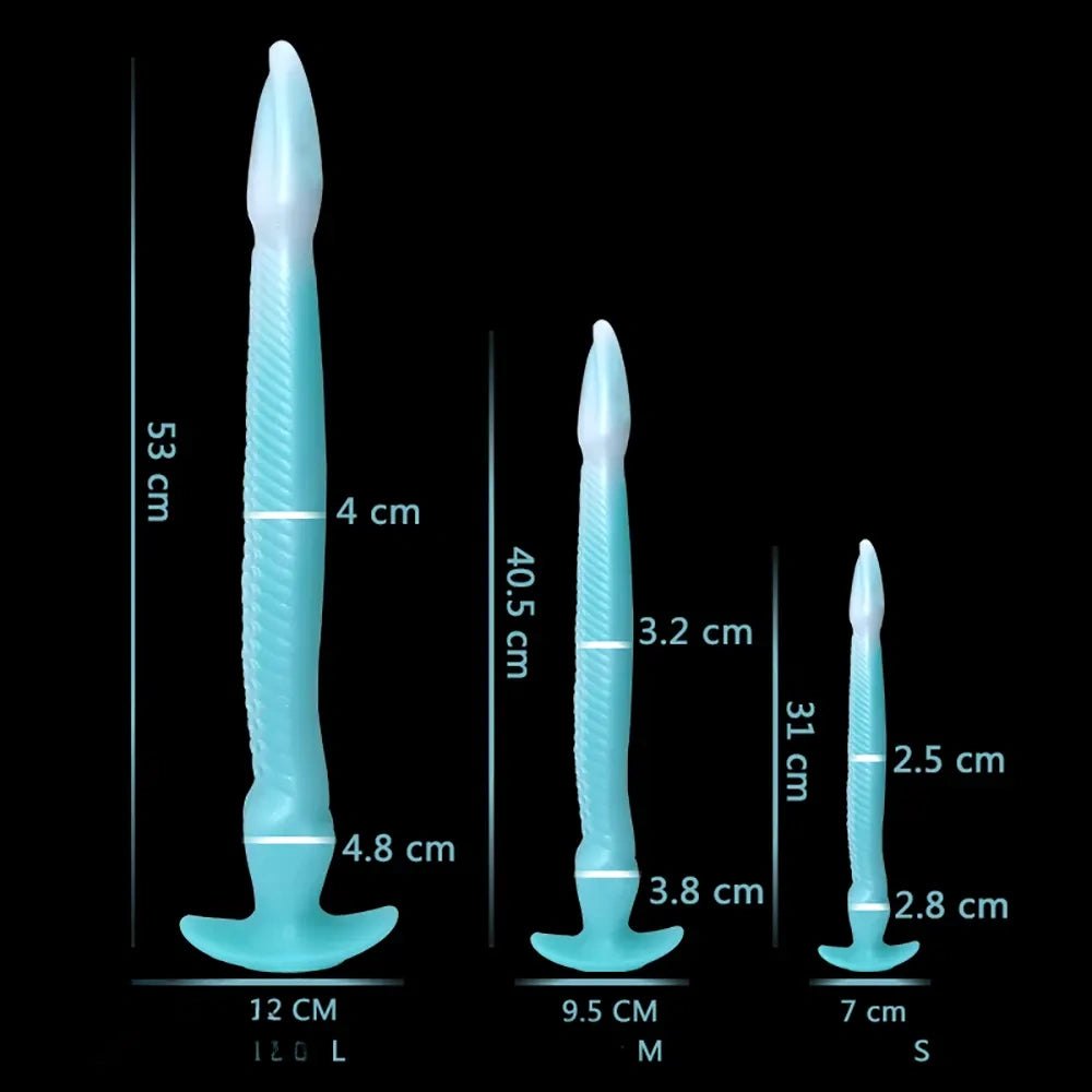 Cobra-hood snake silicone fantasy dildo, photo 14