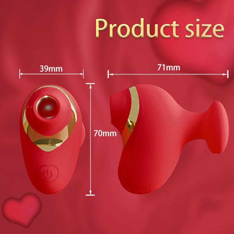 Pink rose cock ring and finger vibrator set, photo 4