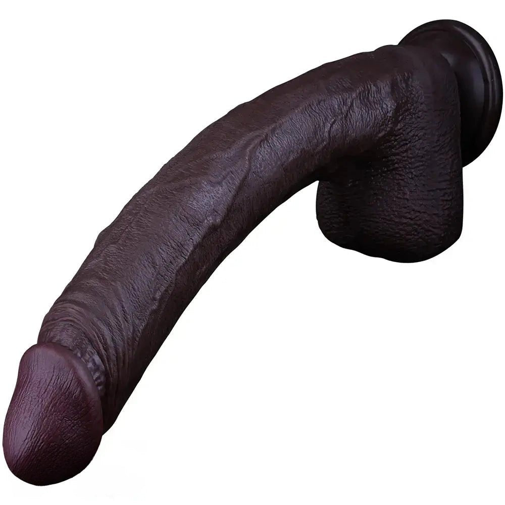 Coffee brown suction cup dildo, photo 1