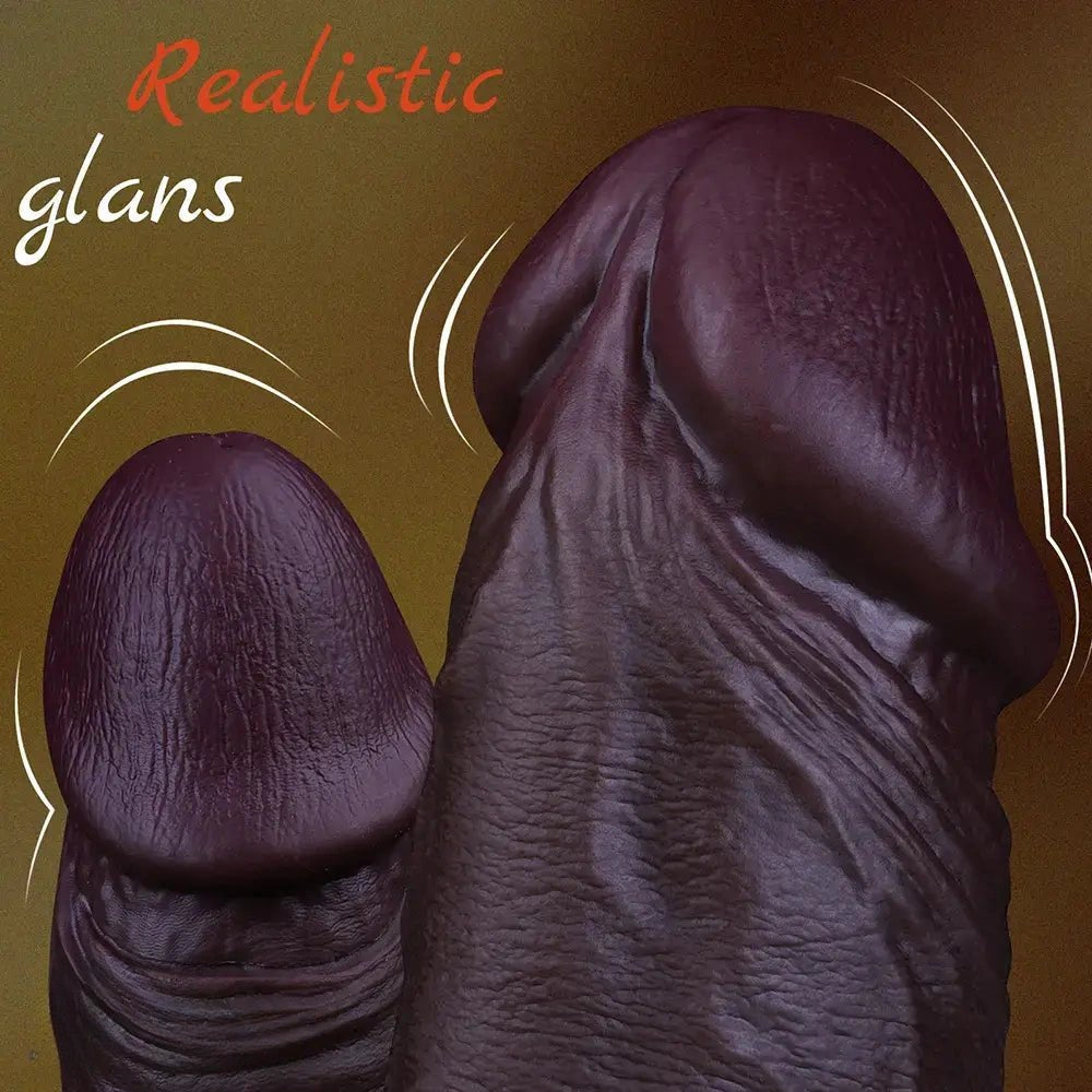 Coffee brown suction cup dildo, photo 8