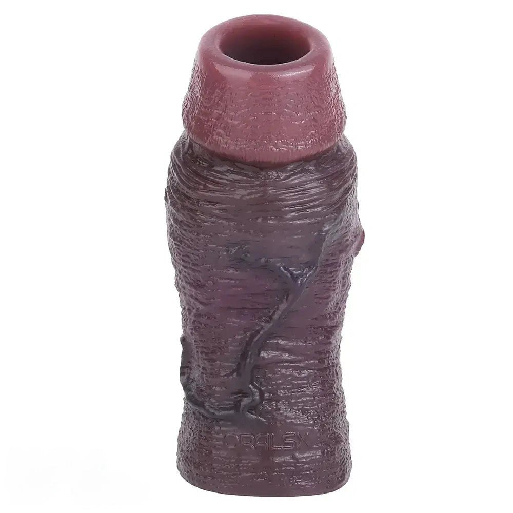 Coffee silicone flexible penis sleeve, photo 14