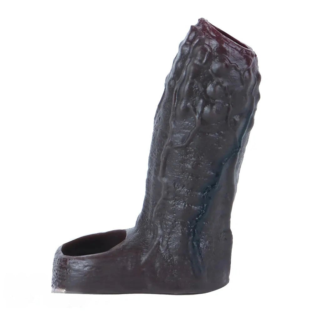 Coffee-tone hollow realistic penis sheath, photo 1