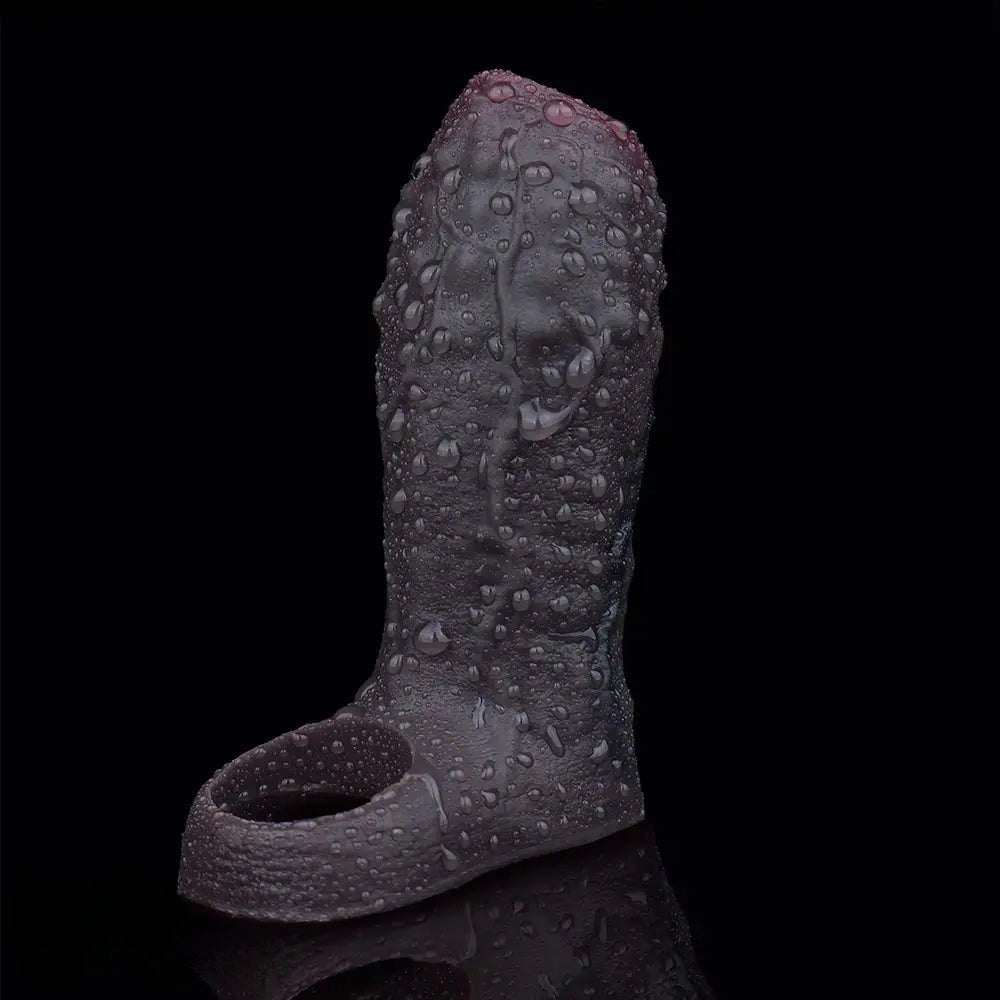 Coffee-tone hollow realistic penis sheath, photo 15