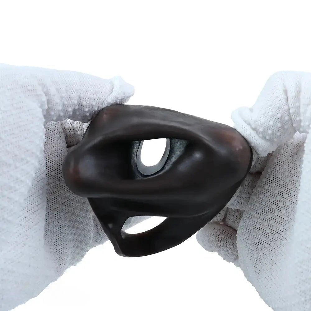 Coffee-tone hollow realistic penis sheath, photo 8